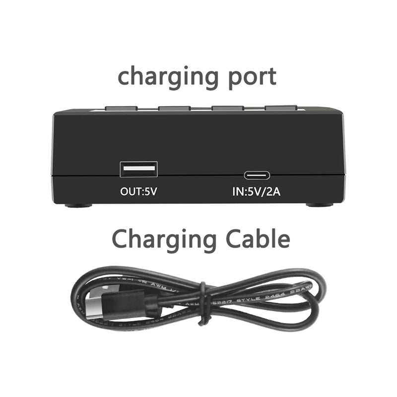 LIITOKALA LII-M4 Carregador de pilhas/baterias RECARREGÁVEIS de 4 slots, com display LCD para o Carregamento de pilhas/baterias ( AA, AAA, Lithium, NiMH ), Carregador de bateria recarregável inteligente.