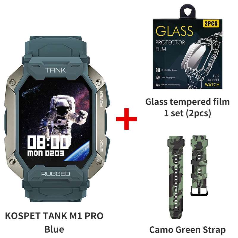 2024 KOSPET TANK M1 PRO , smartwatch , responde / faz chamadas via Bluetooth , à prova dágua (  ip69k , 5atm  )  , relógio inteligente , esportes e rastreador de fitness , relógios para homens e mulheres.