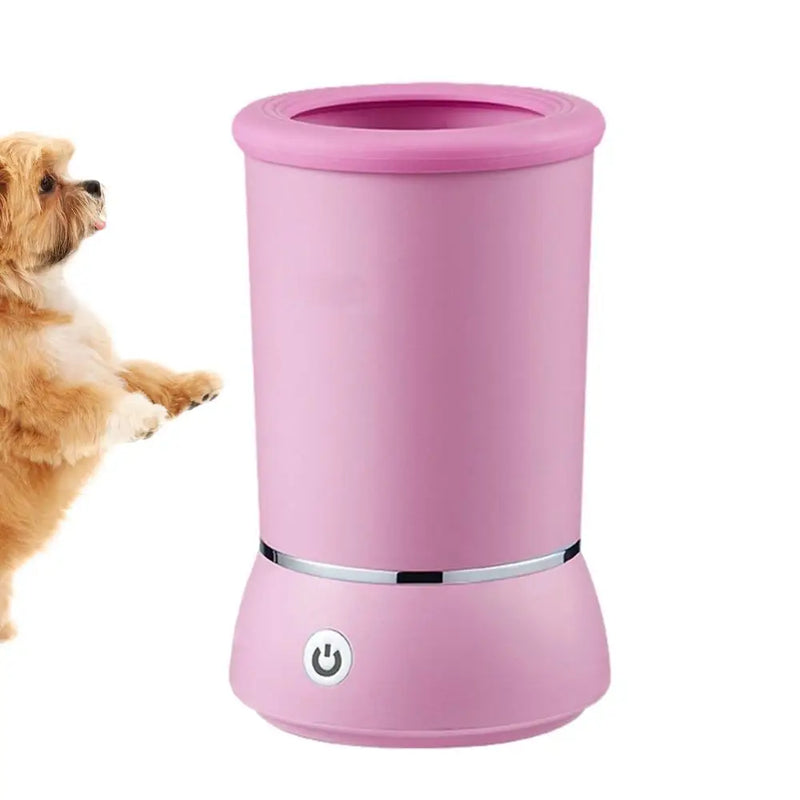 Máquina Elétrica de lavar patas compacta, perfeita para proprietários de cães e gatos, feita de ABS e silicone confiáveis, RECARREGÁVEL, carregamento USB.