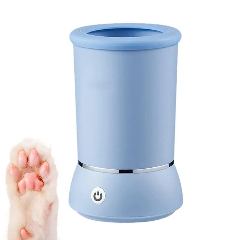 Máquina Elétrica de lavar patas compacta, perfeita para proprietários de cães e gatos, feita de ABS e silicone confiáveis, RECARREGÁVEL, carregamento USB.